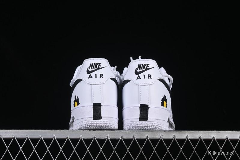 Nike Air Force 1'07 Low Custom 2D Daisy Graffiti Hand-Painted Casual Sneakers - CK0316-060