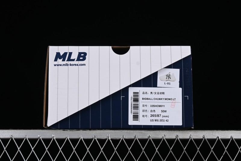 MLB Bigball Chunky Mono New York Yankees Thick Sole Casual Sneakers - 32SHCM01150W