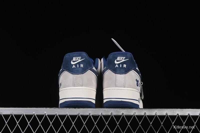 Nike Air Force 1 '07 Low Collaboration with Violent Bear - Snow Grey Pigskin Edition - KK1988-053