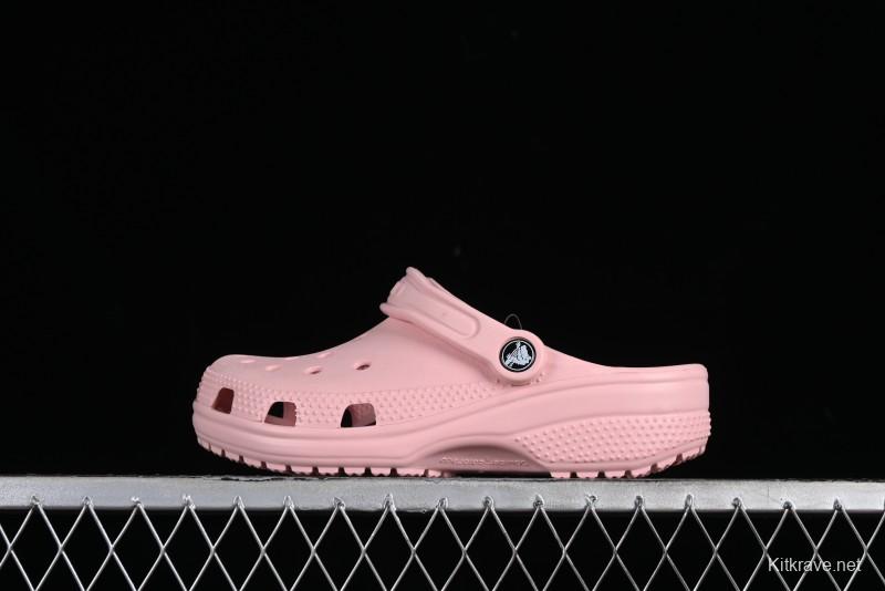 Crocs Classic Clog Quartz Pink Two-Way Beach Sandals with Ventilation Holes - B.D4