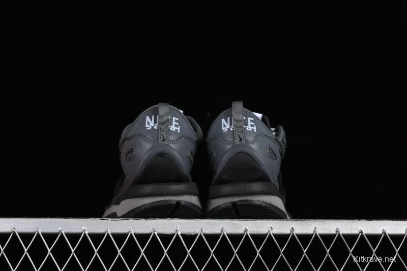 Nike Sacai VaporWaffle 3.0 Deconstructed Sneakers with Overlapping Swoosh and Double Tongue - CV1363-105