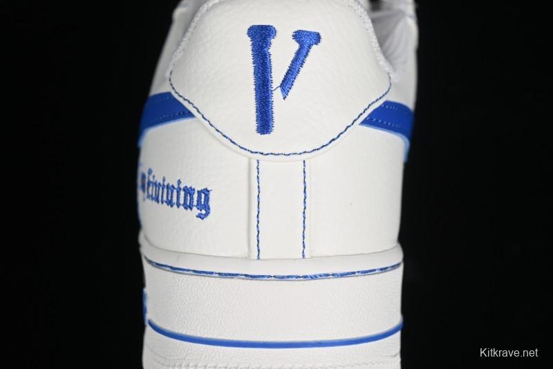 Nike Vlone x Air Force 1 '07 Low Collaboration Light Blue Casual Sneakers - AA5360-011