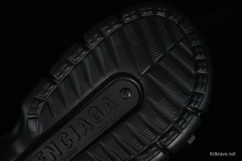 Balenciaga Hardcrocs Slide EVA Round-Toe Ultra Thick Sole Clog Sandals - W1S8N1010