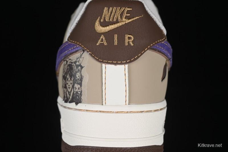Nike Air Force 1 '07 Low "Harry Potter" Casual Sneakers with Comic Series Design - LJ2288-111