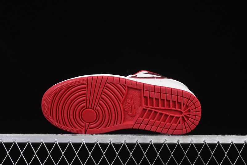 Nike Air Jordan 1 Low AJ1 White Red Casual Sneakers - HJ9338-106