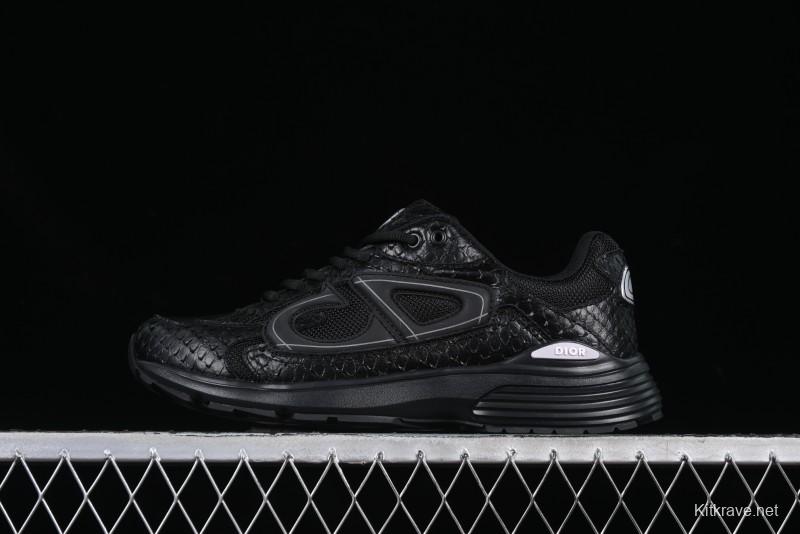 Dior B30 Sneakers with Reflective CD30 Logo and Lightweight Rubber Sole - CD30