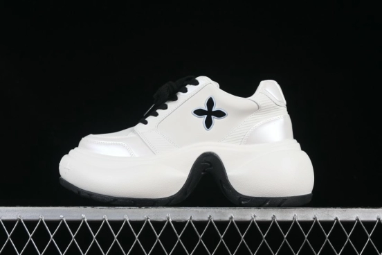 SMFK FUTURE RIPPLE Low-Top Fashion Sports Casual Shoes in White - AJD4