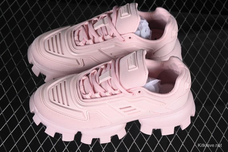 Prada Cloudbust Air Thunder Lifestyle Low-Top Sneakers with Anti-Slip and Wear-Resistant Design - 1E819L