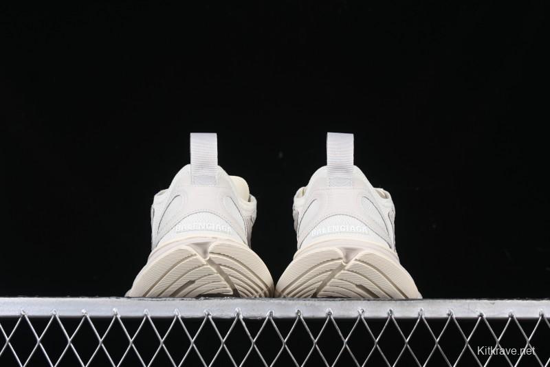 Balenciaga Circuit Lightweight Distressed Print Round-Toe Fashion Casual Sneakers - WFLGY2000