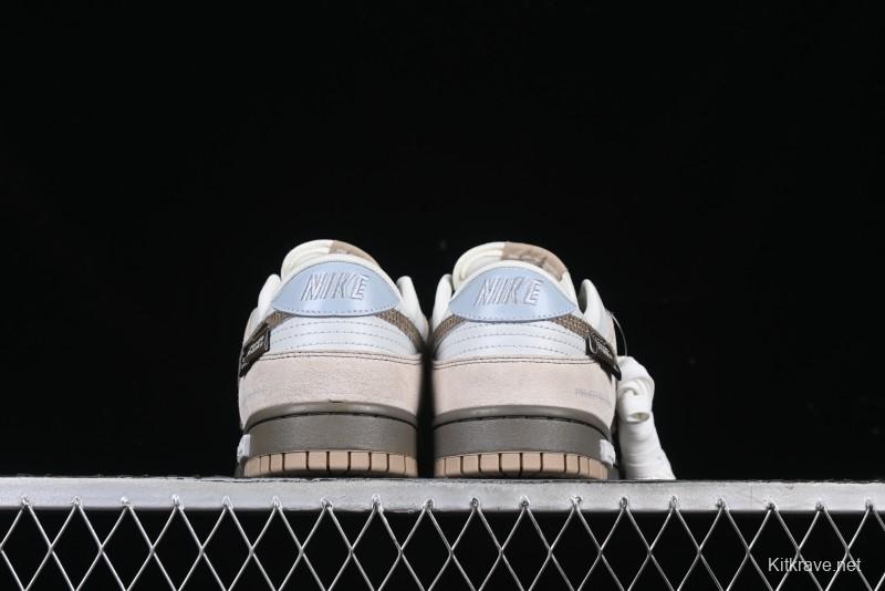 Nike Dunk Low Panda Prank Pioneer Project Jupiter Black Grey Low Top Casual Sneakers - HQ1175-240