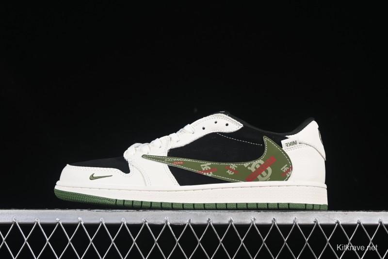 Nike Travis Scott x Fragment Design x Air Jordan 1 Low OG SP Casual Sneakers - XS2024-032