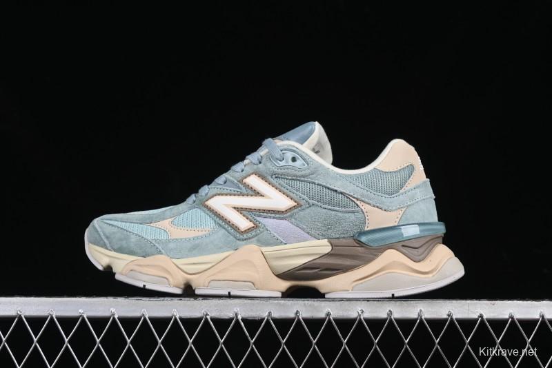 New Balance 9060 Retro Casual Running Sneakers with ABZORB Cushioning Technology - U9060FNB