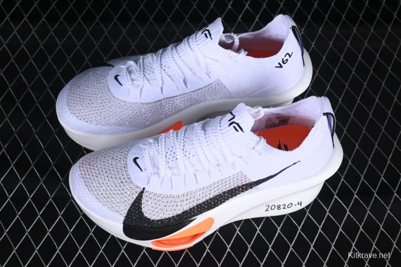 Nike Zoom Vaporfly Next 3% Prototype Super Marathon Running Shoes with Dual Air Zoom and ZoomX Foam - FD8356-100