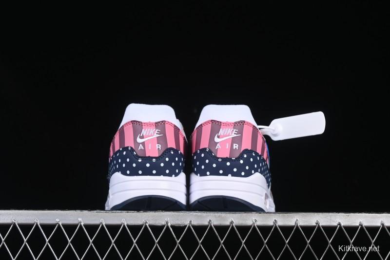 Nike Air Max 1 Retro Running Shoes with Half-Sole Air Cushion - AT3057-100