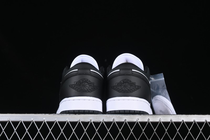 Nike Air Jordan 1 Low AJ1 Black White Panda Low Top Lifestyle Basketball Shoes - 553558-131