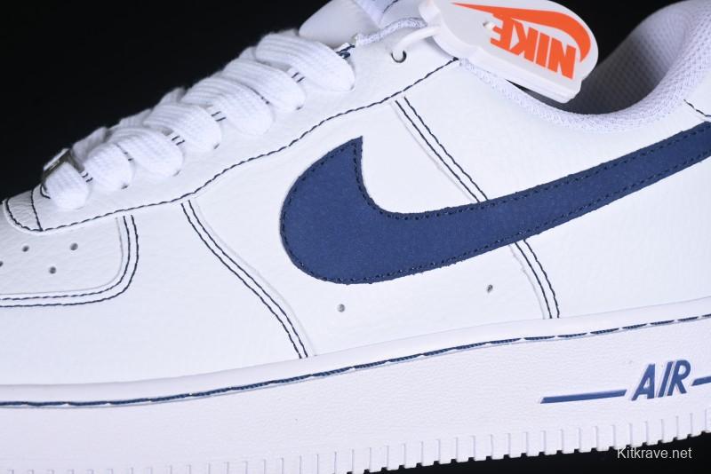 Nike Air Force 1'07 Low Casual Sneakers with Full-Length Air Cushion - HQ2037-100