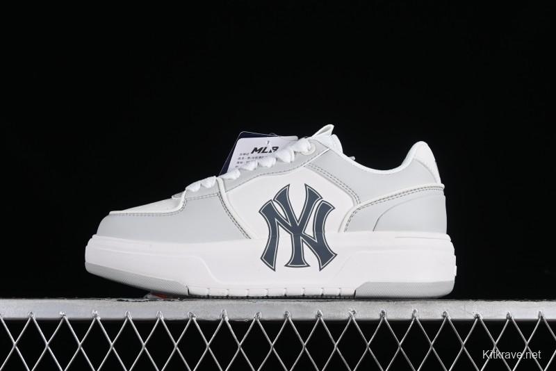MLB Chunky Liner Basic New York Yankees Height Increasing Thick Sole Casual Sneakers - 3ASXCA12N50GRL