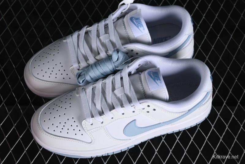 Nike SB Dunk Low Light Blue White Skateboarding Shoes - DV0831-109
