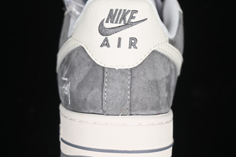 Nike Air Force 1 '07 Low Stussy Minimalist Grey Low-Top Casual Sneakers - XZ6188-672