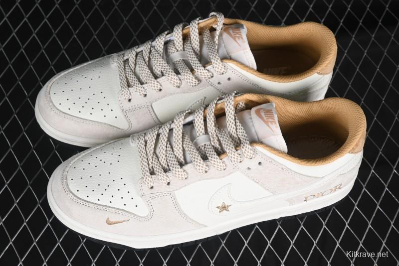 Nike SB Dunk Low Dior Collaboration Anniversary Custom Low-Top Casual Sneakers - DJ2024-066