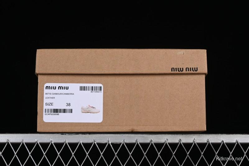 MiuMiu x New Balance 530 Low-Top Classic Retro Casual Running Sneakers in Pink - 530