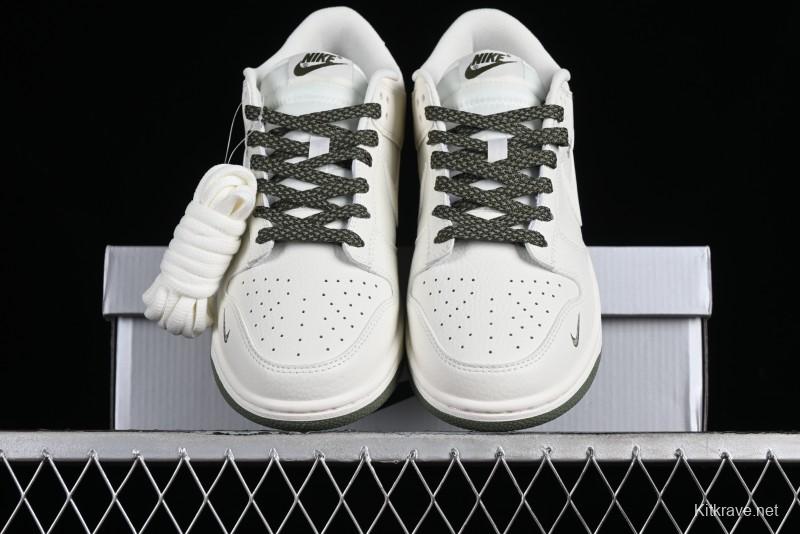 Nike SB Dunk Low Collaboration Triple Swoosh Military Green Low-Top Casual Skateboarding Shoes - NK5639-323