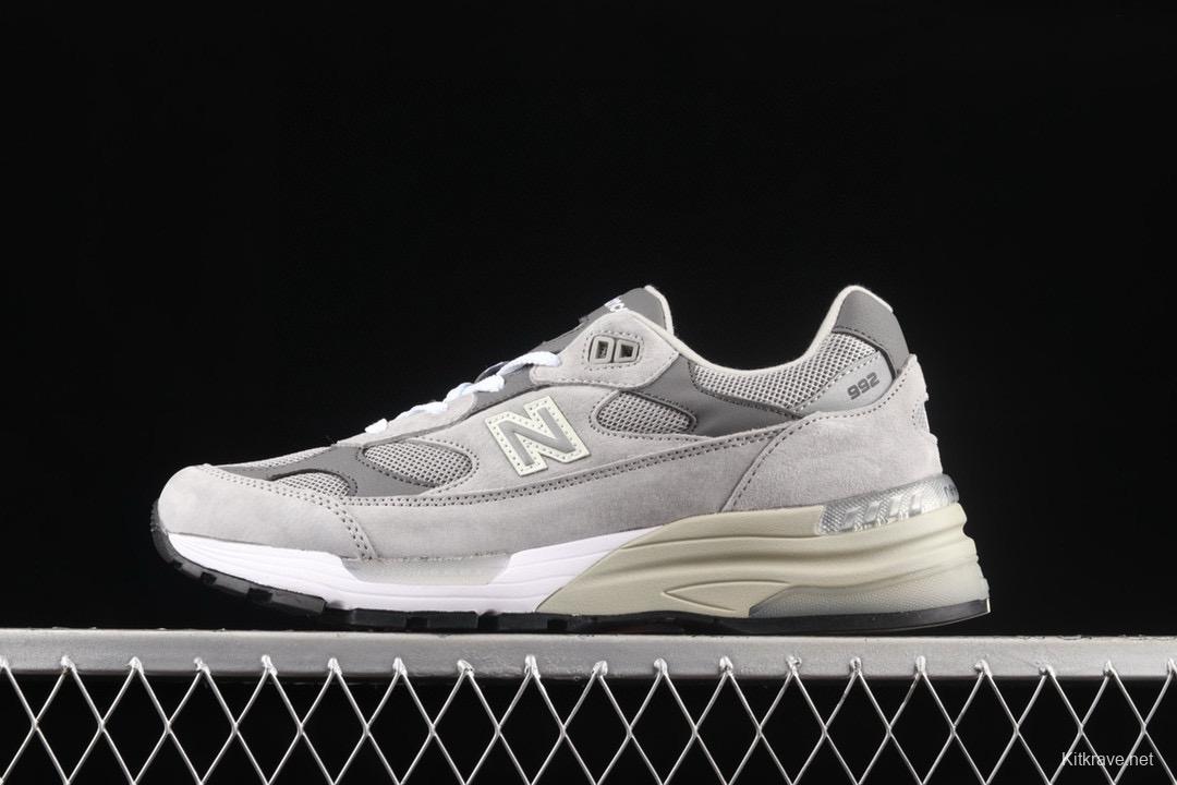 New Balance Made In USA 992 Classic Retro Running Shoes - M992GR
