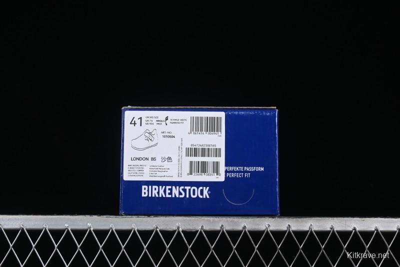 Birkenstock London BS Unisex Slip-On Comfort Shoes with Soft Suede Leather and Lambswool Insole - G.D4