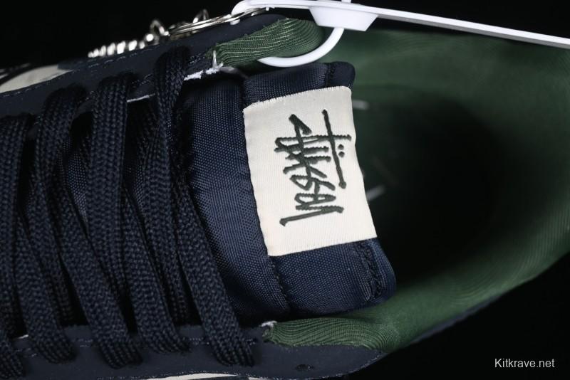 Nike Air Force 1 '07 Low Stussy Collaboration Explosive Blue Low-Top Casual Sneakers - KK1988-040