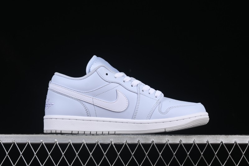 Nike Air Jordan 1 Low Casual Sneakers in Light Blue - FV8486-400