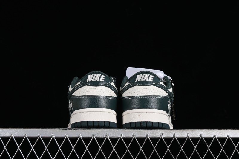 Nike SB Dunk Low Stussy Collaboration - Navy Starry Sky Anniversary Custom Low-Top Casual Skate Shoes - BB9898-003