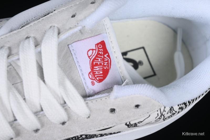 Vans Knu Skool Low-Top Retro Chunky Sneakers with Oversized Logo - VN000CS0239