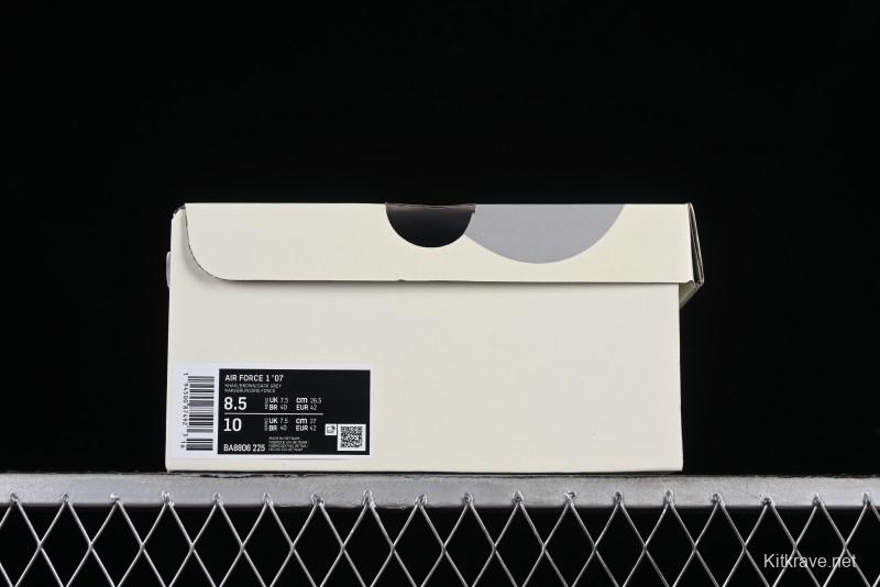 Nike Air Force 1 '07 Low BAPE Collaboration - Light Green Pigskin Low-Top Casual Sneakers - BA8806-225