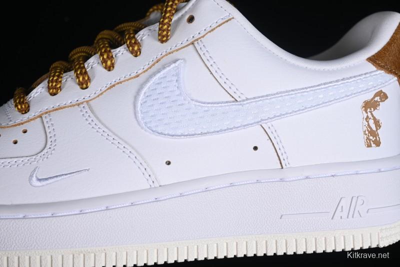 Nike Air Force 1 '07 Low Casual Sneakers with Full-Length Air Cushion - HF5716-111