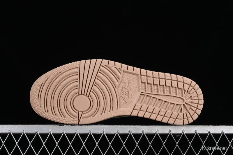 Nike Travis Scott x Air Jordan 1 Low OG AJ1 Reverse Swoosh Sneakers - DM7866-106