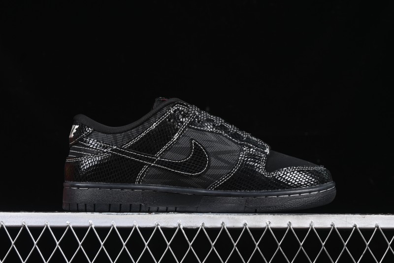 Nike SB Dunk Low Year of the Snake Limited Edition - Black Snake Anniversary High-End Custom Low-Top Casual Sneakers - CH8311-233