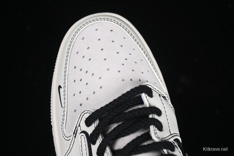 Nike Travis Scott x Fragment Design x Air Jordan 1 Low OG SP AJ1 Low Top Casual Sneakers - SJ2068-121