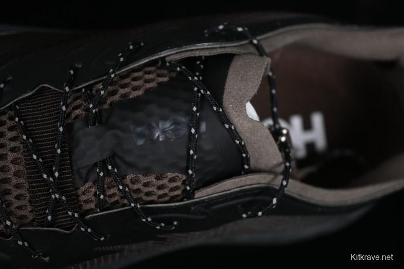 HOKA ONE ONE Satisfy Running Mafate Trail Low-Cut Cushioned Outdoor Hiking Shoes - 1157050 COFF