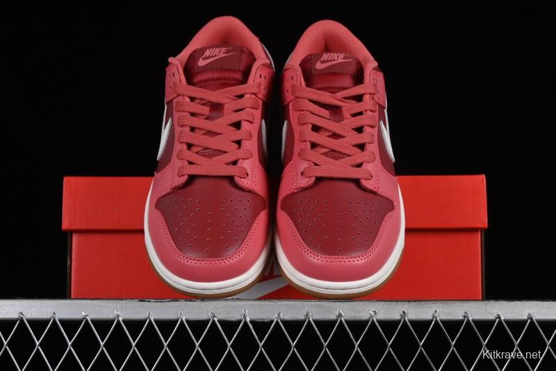 Nike Dunk Low SB Casual Sneakers in Strawberry Bear Colorway - DD1503-603