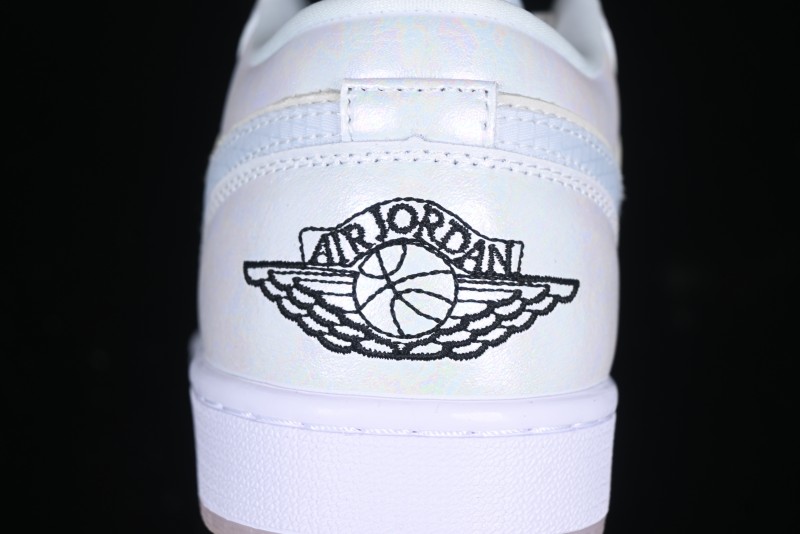 Nike Air Jordan 1 Low "Year of the Snake 2025" AJ1 Basketball Shoes with Iridescent Pearl Finish - HF4080-001