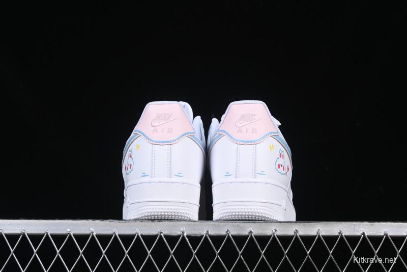 Nike Air Force 1 '07 Low Valentine's Day Limited Edition 2D Hand-Painted Graffiti Lollipop Casual Sneakers - TY0301-111