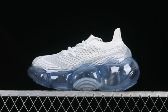 Grounds Bubble High Platform Sneakers White Gray - AJE5