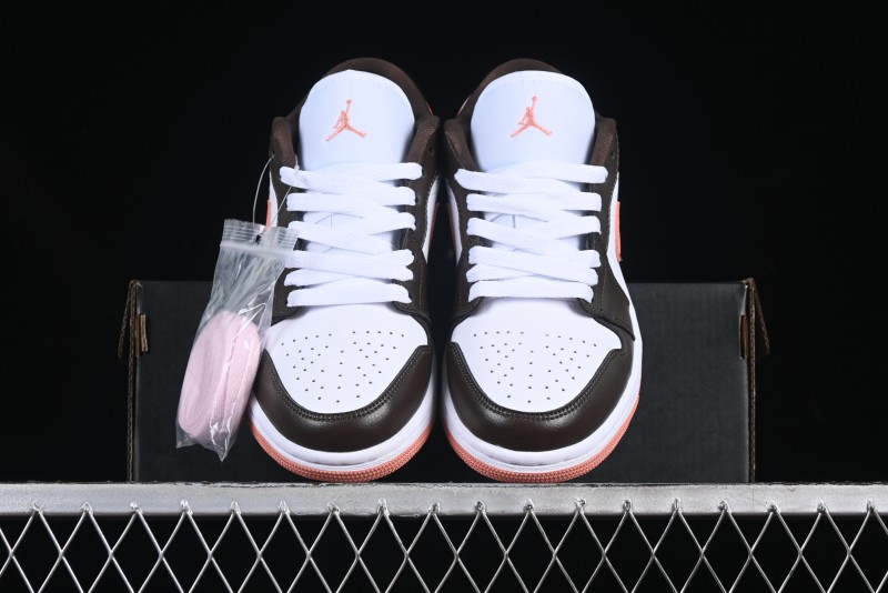 Nike Air Jordan 1 Low AJ1 Mocha Pink Casual Lifestyle Sneakers - DC0774-182