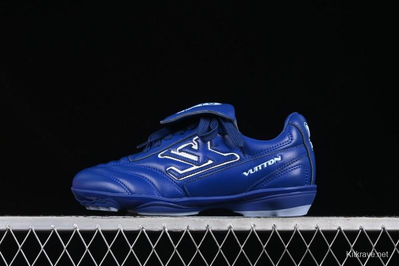 Louis Vuitton Footprint Soccer Low-Top Lifestyle Sneakers Blue - AJF6