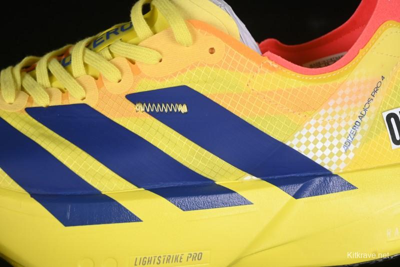 Adidas Adizero Adios 4 M Running Shoes Lightweight Breathable Low-Top - JR6373