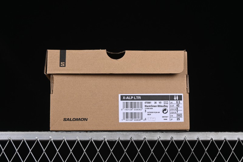 Salomon x Contragrip All-Terrain Hiking Shoes - Lightweight Gray with Black & Teal Accents
