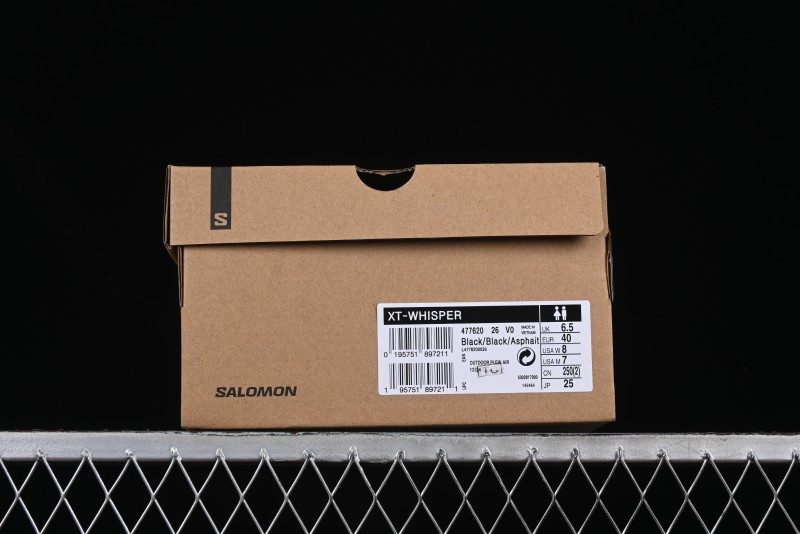 Salomon XT-Wings 2 All-Black Trail Running Sneakers - Sleek Performance and Style