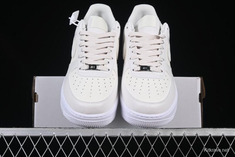 Nike Air Force 1 Low "Triple White Beige" Sneakers