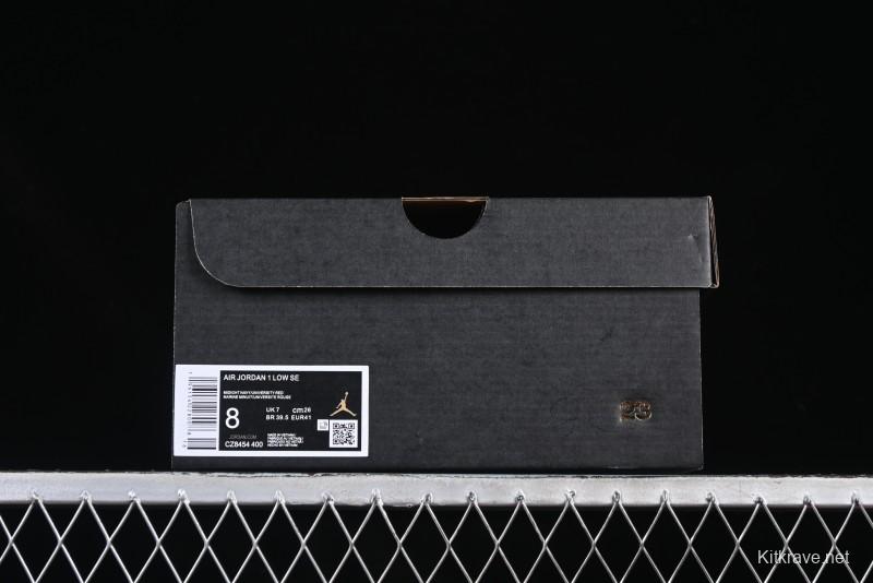 Nike Air Jordan 1 Low AJ1 Patriot Blue Red Low-Top Casual Lifestyle Sneakers - CZ8454-400