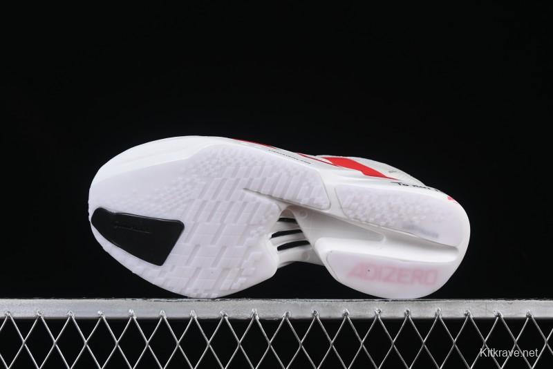 Adidas Lightstrike Pro Running Shoes - White/Red with Inspirational Design
